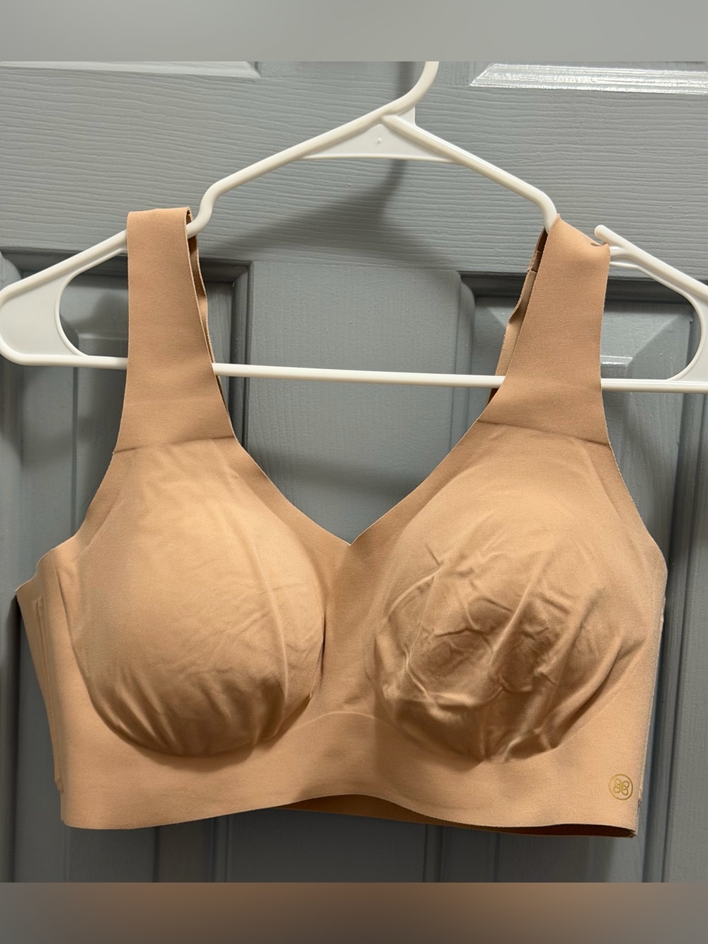 HoneyLove Bra Womens XL Tan Lifting Crossover Comfort V Neck Wire Free Pullover
